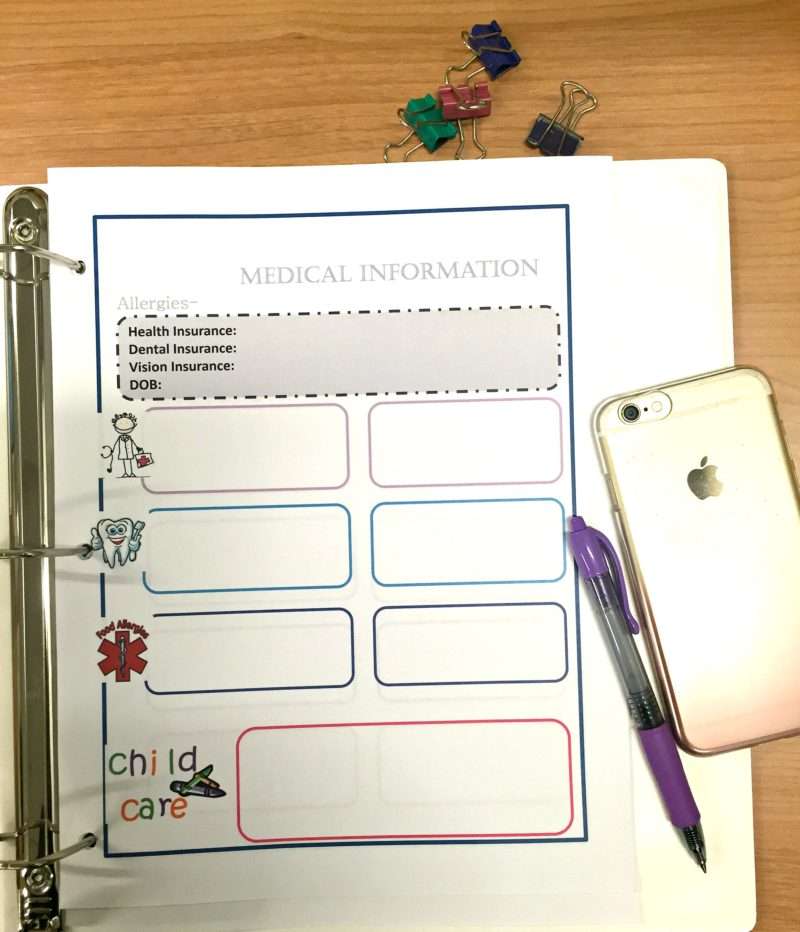 Organizing Your Kids Doctor Visit & More ( Free Printable) | FamLee of Four