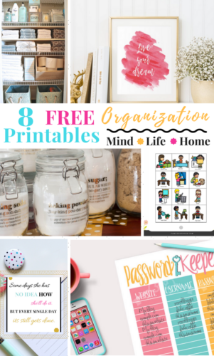 7 Free Organization Printables for Mom Life | FamLee of Four