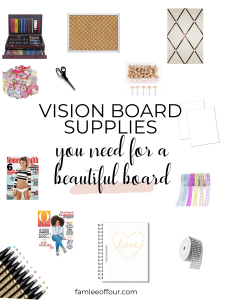 Creating a beautiful vision board doesn't have to take a lot of time. Its never to late to start manifesting our dreams by using a vision board. Click through for some amazing vision board supplies you should add to your list. Manifest Your Dreams, Visualization, Affirmations, Spirituality, Making dreams come true #visionboardsupplieslist